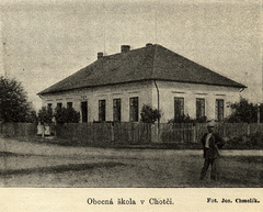 Školní budova na přelomu 19. a 20. století
